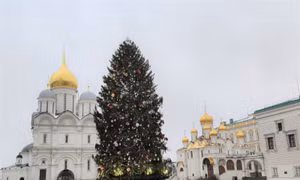 Cây thông Năm mới 2023 ở thủ đô Moskva