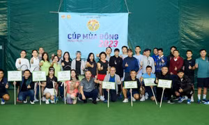 Tưng bừng giải quần vợt ViTAR Cúp Mùa đông 2023 tại Nga