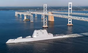Rò rỉ hình ảnh tàu tàng hình Trung Quốc mới giống Zumwalt của Mỹ