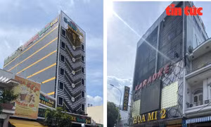 TP Hồ Chí Minh: Hiểm họa cháy nổ quán karaoke với biển quảng cáo bít bùng