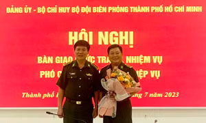 Bộ Quốc phòng bổ nhiệm Phó Chỉ huy trưởng nghiệp vụ Bộ đội Biên phòng TP Hồ Chí Minh 