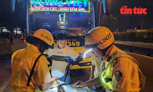 TP Hồ Chí Minh: Nhiều xe khách bị lập biên bản phạt tại cửa ngõ phía Đông