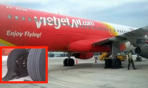 Vietjet xác nhận vụ máy bay nổ lốp khi hạ cánh xuống sân bay Tân Sơn Nhất