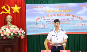 Cảnh sát biển phát động cuộc thi trực tuyến 'Em yêu biển, đảo quê hương'