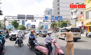 TP Hồ Chí Minh: Phân luồng trước khi áp dụng đường 3 chiều trên đường Cộng Hòa