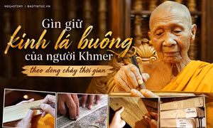 Gìn giữ kinh lá buông của người Khmer theo dòng chảy thời gian