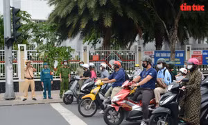 Những hình ảnh về mô hình 'Quận an toàn giao thông' đầu tiên ở TP Hồ Chí Minh