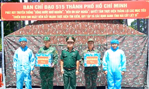 Đoàn công tác Quân khu 7 tri ân người có công nhân Ngày Thương binh - Liệt sĩ