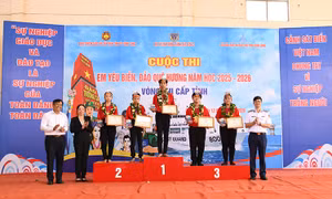 Học sinh Đồng Tháp, Vĩnh Long tham gia Cuộc thi ‘Em yêu biển, đảo quê hương’