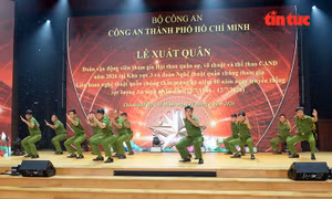 Công an TP Hồ Chí Minh xuất quân tham gia hội thao và liên hoan nghệ thuật toàn lực lượng