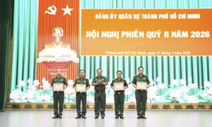 Xây dựng lực lượng vũ trang TP Hồ Chí Minh vững mạnh toàn diện trong quý II/2026