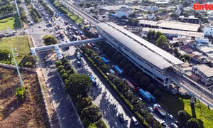 TP Hồ Chí Minh: Diện mạo 9 cầu bộ hành kết nối nhà ga trên cao tuyến metro số 1