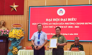 Đại hội đại biểu Hội Cựu Công an nhân dân phường Chánh Hưng lần thứ I thành công tốt đẹp