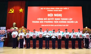 Thành lập Trung đội Phương tiện không người lái