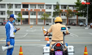 Bảo đảm an toàn công tác tuần tra, kiểm soát và dẫn đoàn