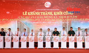TP Hồ Chí Minh khánh thành, khởi công 11 công trình và dự án trọng điểm