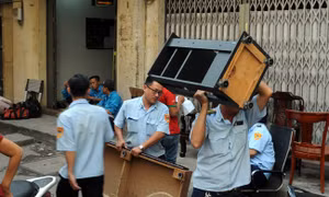 Đã di dời được 20 hộ dân ra khỏi chung cư bị nghiêng, lún ở TP Hồ Chí Minh 
