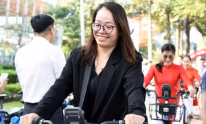 TP Hồ Chí Minh: Đưa vào sử dụng làn đường dành riêng cho xe đạp