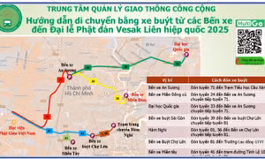 Hướng dẫn lộ trình xe buýt đến bãi trung chuyển miễn phí phục vụ Đại lễ Phật đản Vesak 2025