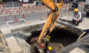 Xuất hiện ‘hố tử thần’ ở TP Hồ Chí Minh