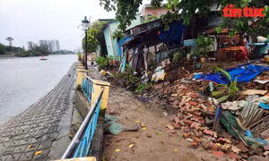 TP Hồ Chí Minh: Đề xuất giải pháp khắc phục sạt lở khu vực bờ kênh Thanh Đa