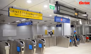Ngắm 3 ga ngầm tuyến metro số 1 sẵn sàng đưa vào khai thác thương mại