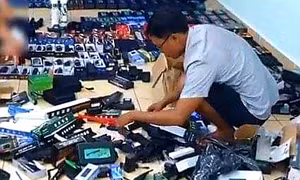 Triệt phá đường dây chuyên bán vũ khí thô sơ