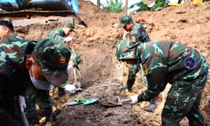 Quy tập thêm 28 bộ hài cốt liệt sĩ tại Công viên Lê Thị Riêng