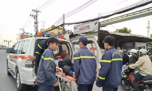Thiếu tá Cảnh sát PCCC kịp thời cứu người bị tai nạn giao thông nguy kịch