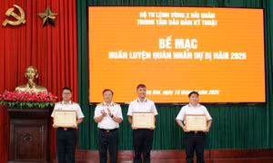 Vùng 2 Hải quân hoàn thành huấn luyện quân nhân dự bị năm 2026