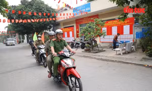 Công an TP Hồ Chí Minh tăng cường đảm bảo an ninh cho ngày bầu cử