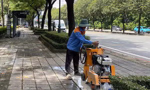 Làn đường riêng cho xe đạp đầu tiên tại TP Hồ Chí Minh