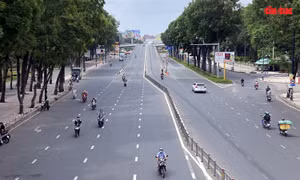 Đường phố quận Gò Vấp trong những ngày giãn cách xã hội