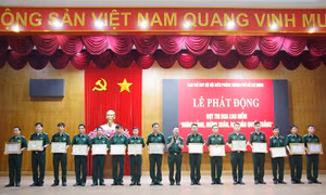 Biên phòng TP Hồ Chí Minh phát động thi đua cao điểm đầu Xuân