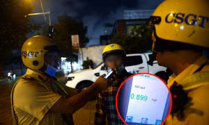 TP Hồ Chí Minh: Vi phạm nồng độ cồn khi lái xe đã giảm