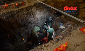 Tiếp tục tìm kiếm hài cốt liệt sĩ tại rãnh mộ tập thể ở Công viên Lê Thị Riêng