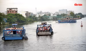 Kết thúc sứ mệnh phà An Phú Đông qua sông Vàm Thuật