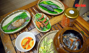 'Đã mắt' ẩm thực miền Tây Nam Bộ... từ đất sét