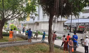 Rơi lầu chung cư Carina, một người đàn ông tử vong