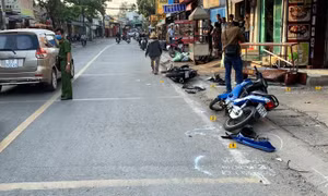 Truy tìm xe ba gác làm hai người đi xe máy thương vong