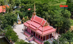 Khám phá vẻ đẹp kiến trúc chùa Khmer ở vùng Bảy Núi An Giang