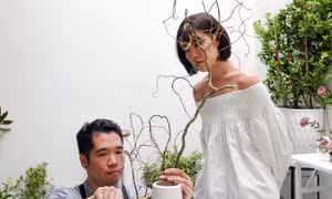 Độc đáo triển lãm 'hoa đạo' tại TP Hồ Chí Minh