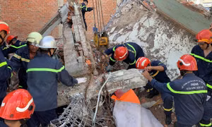 TP Hồ Chí Minh: Sập công trình xây dựng, hai người thương vong