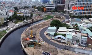 Cận cảnh 1,4 km đường ven rạch Xuyên Tâm trước giờ thông xe dịp 2/9