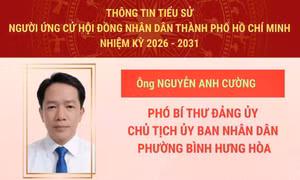 Ông Nguyễn Anh Cường ứng cử HĐND TP Hồ Chí Minh để nâng cao chất lượng phục vụ Nhân dân