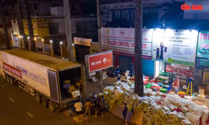 'Chợ rau 0 đồng' lớn nhất TP Hồ Chí Minh cung cấp cho người dân trong khu cách ly, phong tỏa