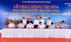 TP Hồ Chí Minh: Phát động thi đua đẩy nhanh tiến độ thi công các công trình trọng điểm