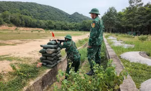 879 cán bộ, chiến sĩ Bộ đội Biên phòng TP Hồ Chí Minh kiểm tra bắn đạn thật