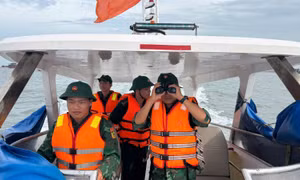 Tìm thấy thi thể công nhân mất tích tại mũi Hải Đăng