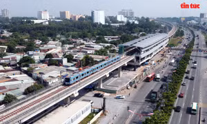 Ngắm tuyến Metro Bến Thành - Suối Tiên sắp đưa vào hoạt động